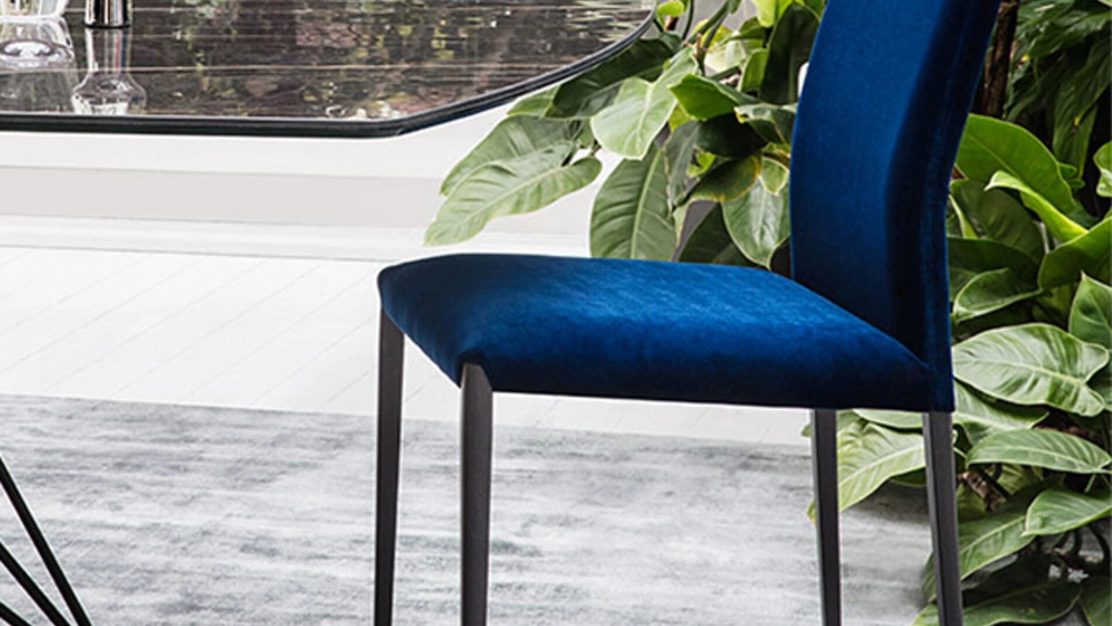 Sedia alta senza braccioli Aurora di Riflessi