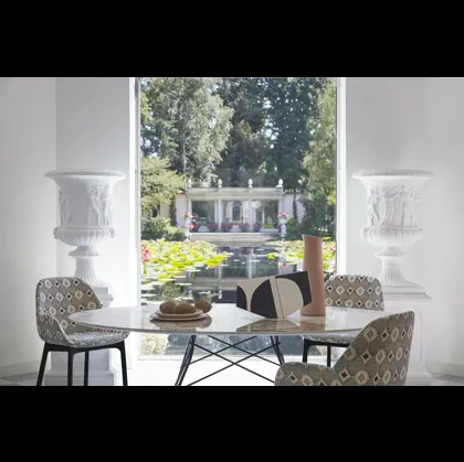 Sedia Clap Rubelli di Kartell