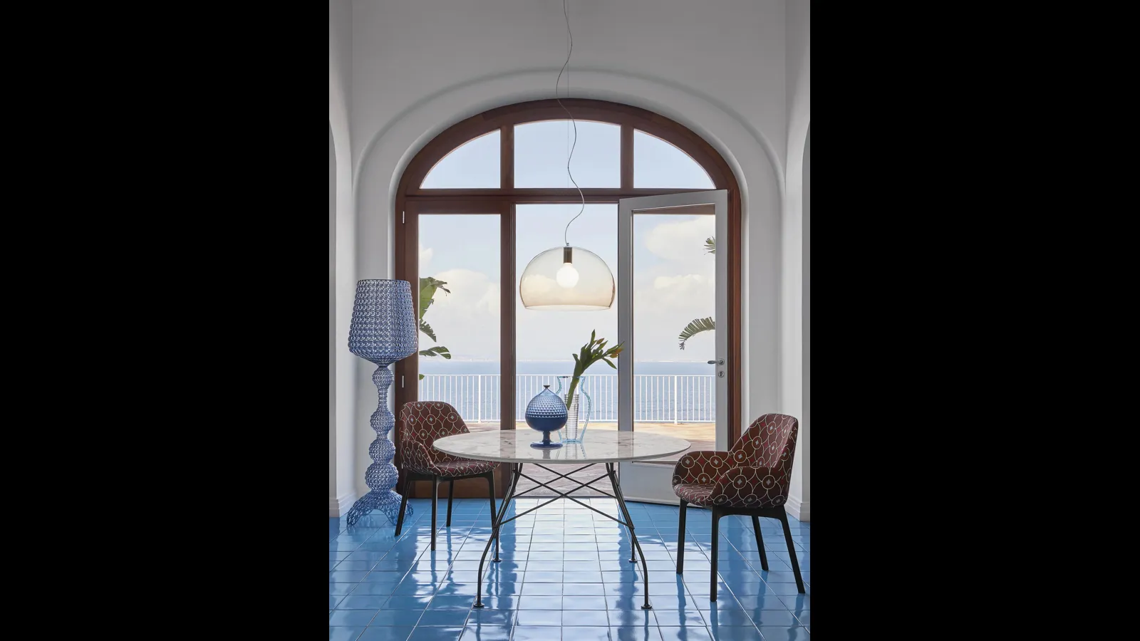 Sedia Clap Rubelli di Kartell