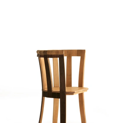 Sedia Draghessa in legno di Rovere di Riva1920