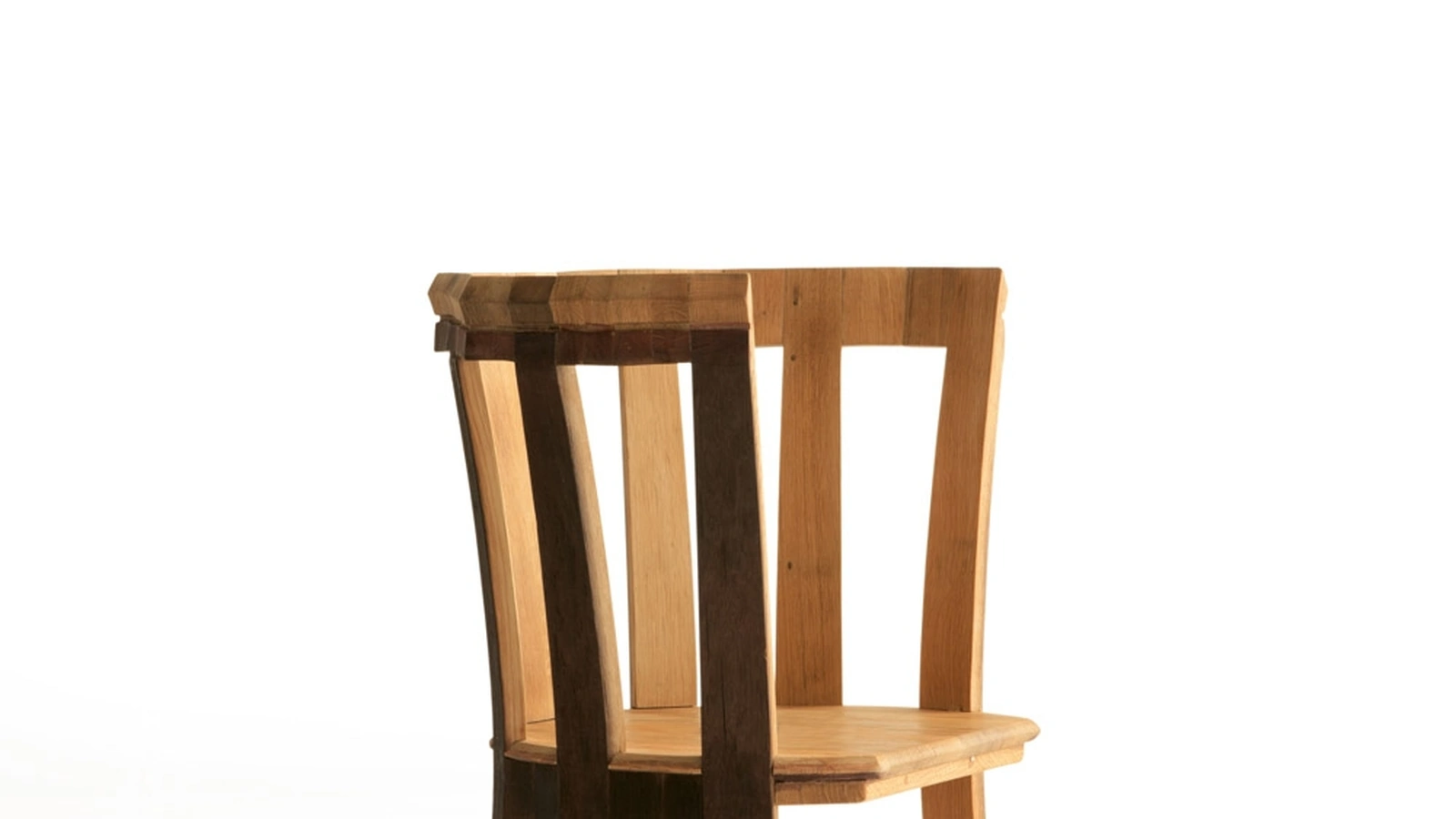 Sedia Draghessa in legno di Rovere di Riva1920