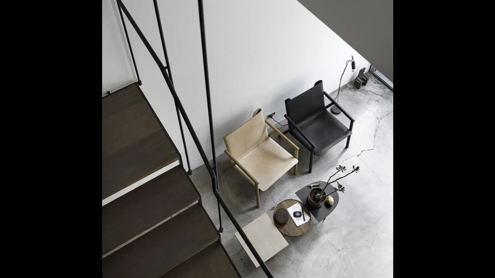 Sedia in cuoio 1085 Edition di Kristalia