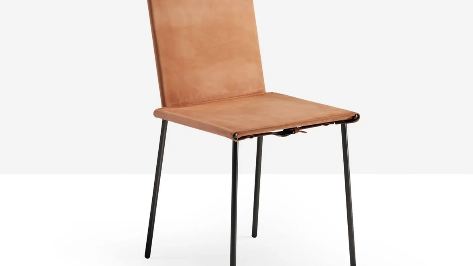 Sedia Rem in cuoio di Midj