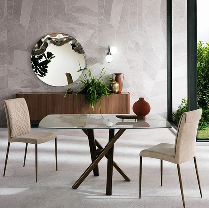 Sedia Isabel Flex in econabuk di Riflessi