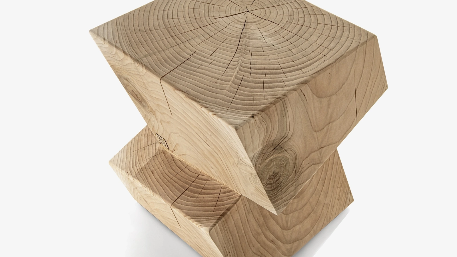 Sgabello Rotterdam in legno massello di cedro di Riva1920