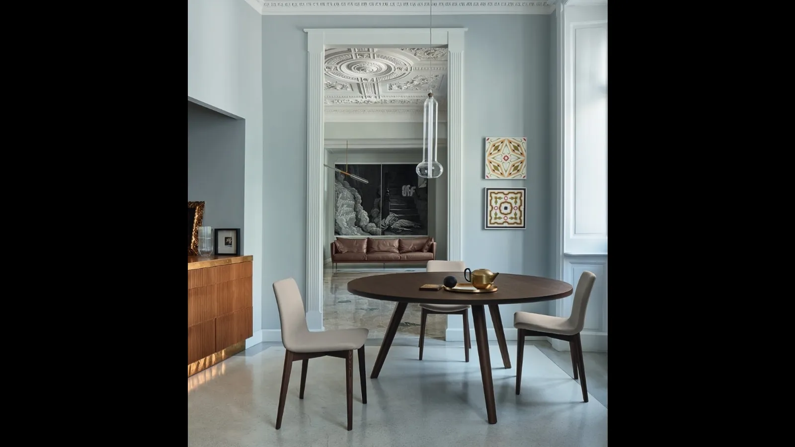 Tavolo Bistrot in Rovere Termotrattato di Sangiacomo