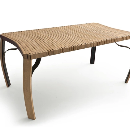 Tavolo Doga in legno di rovere di Riva1920