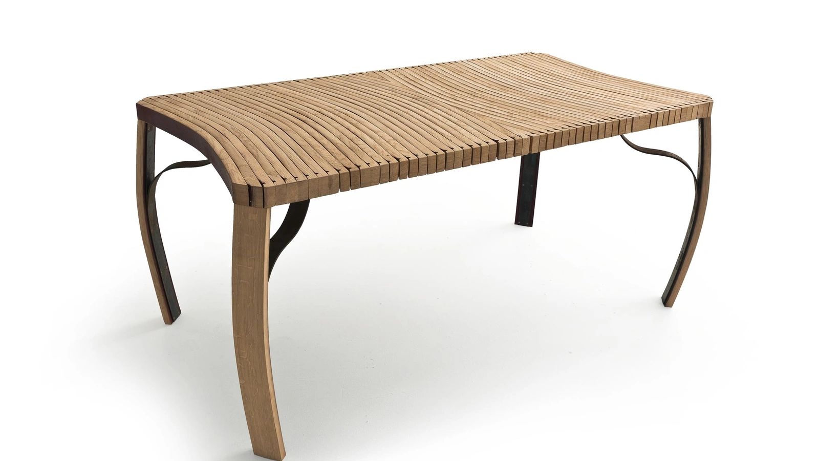 Tavolo Doga in legno di rovere di Riva1920