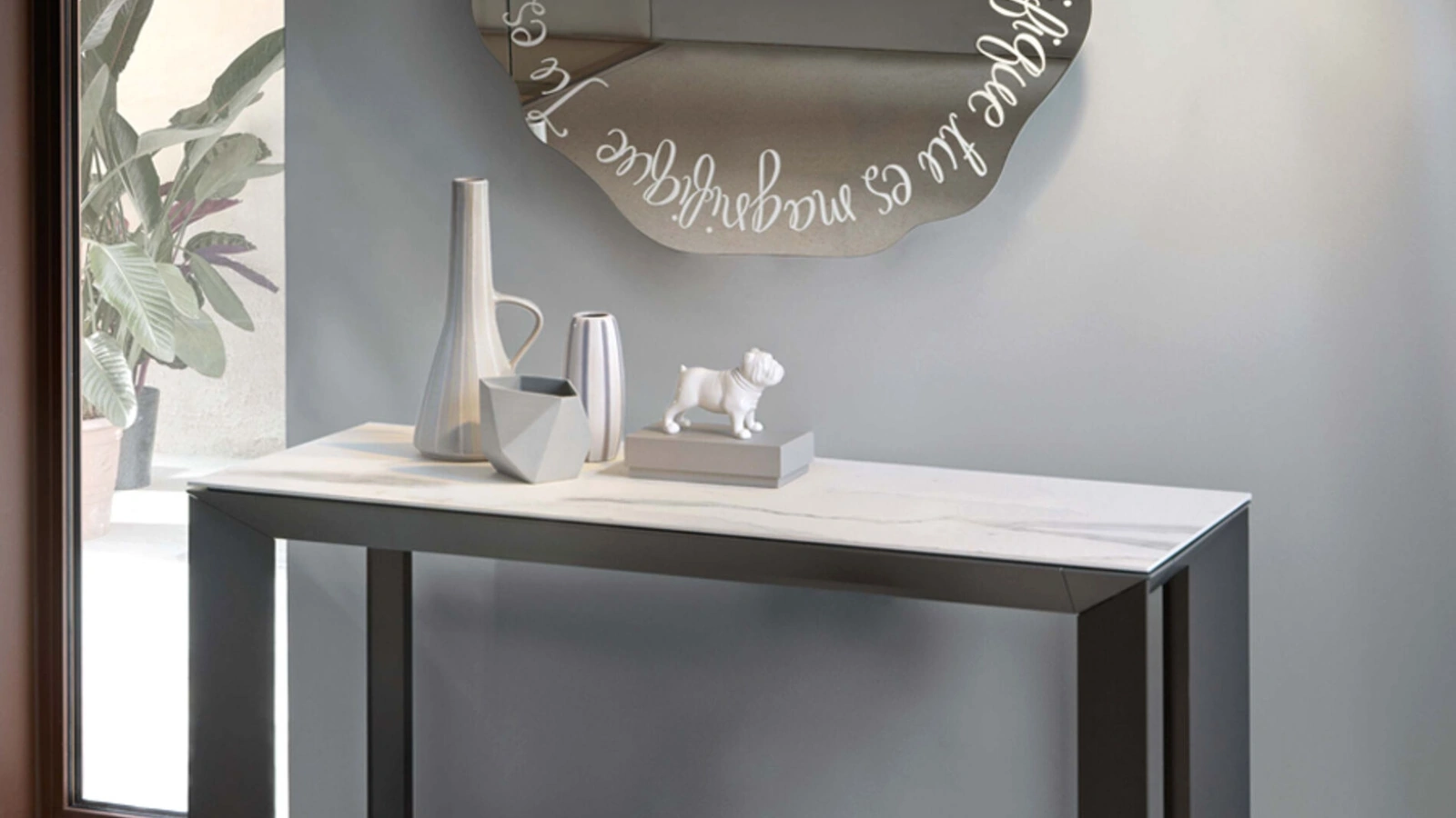 Tavolo Consolle Manhattan di Riflessi