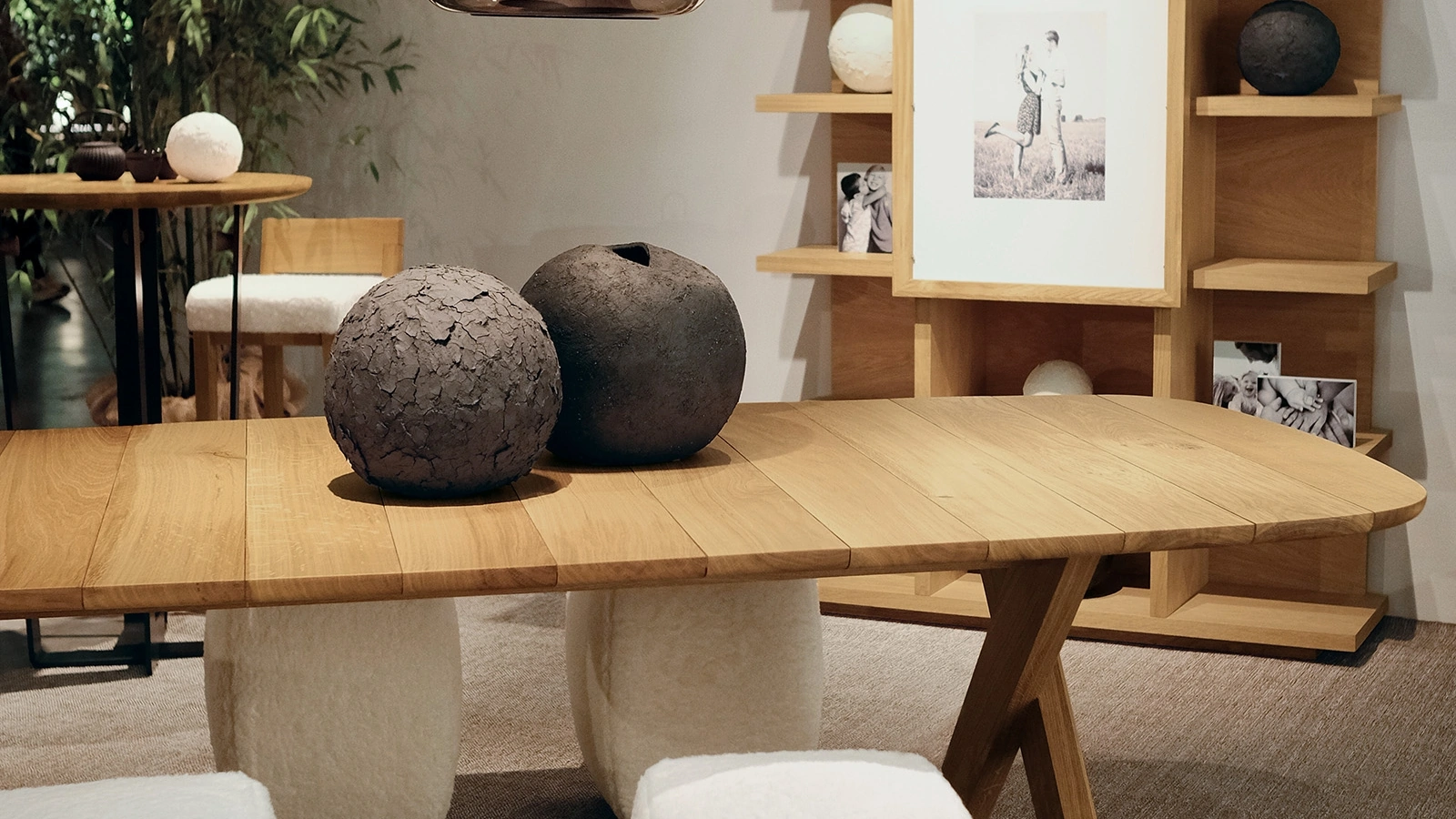 Tavolo Paco Wood in legno massello di Riva1920