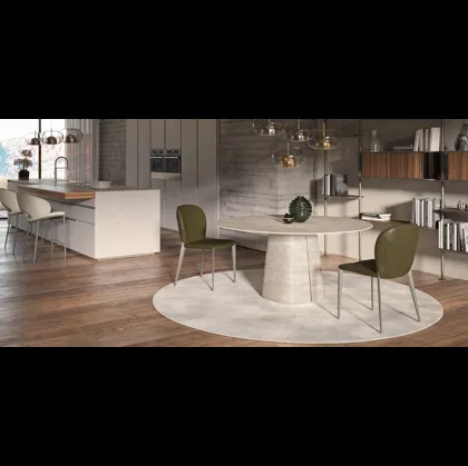 Tavolo Rado Keramik Round di Cattelan Italia