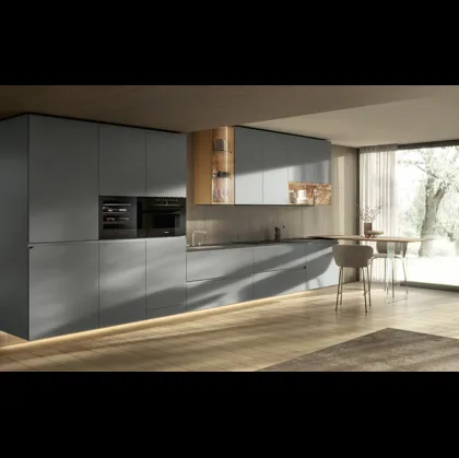 Cucina Design con penisola 36e8 Cut Project 2827 di Lago