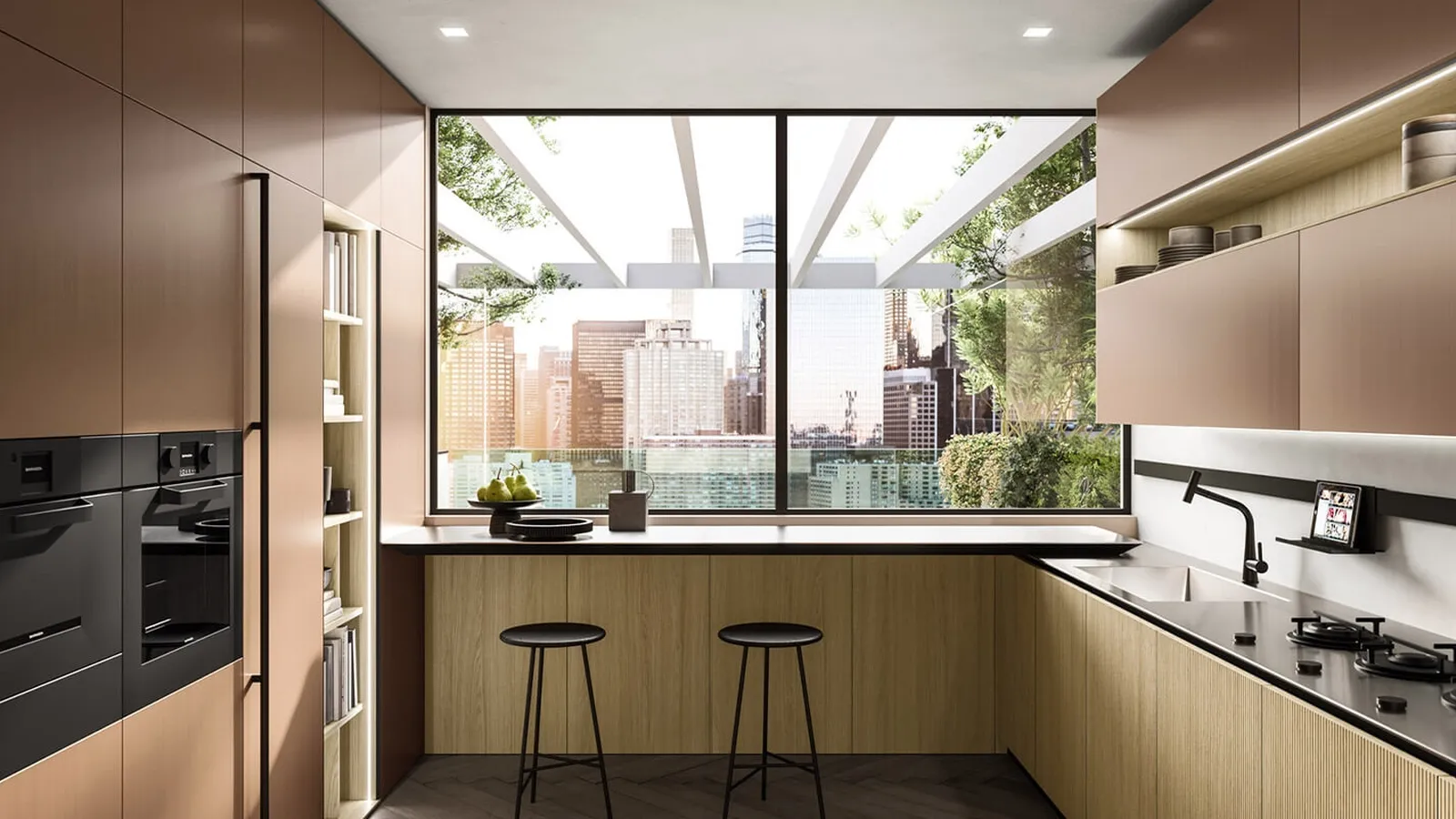 Cucina Design angolare Ak Project 02 di Arrital