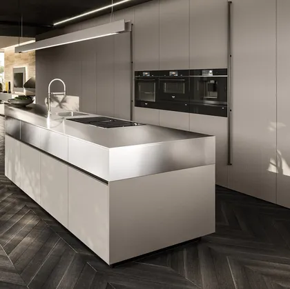 Cucina Design con isola Ak Project 07 di Arrital