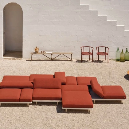 Divano modulare Unduetre di Fast