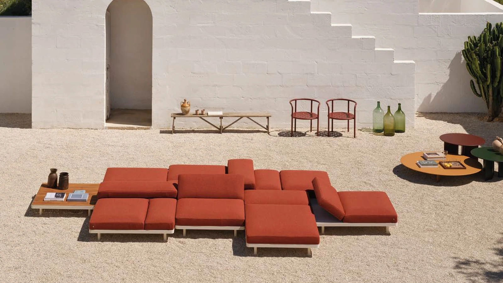 Divano modulare Unduetre di Fast